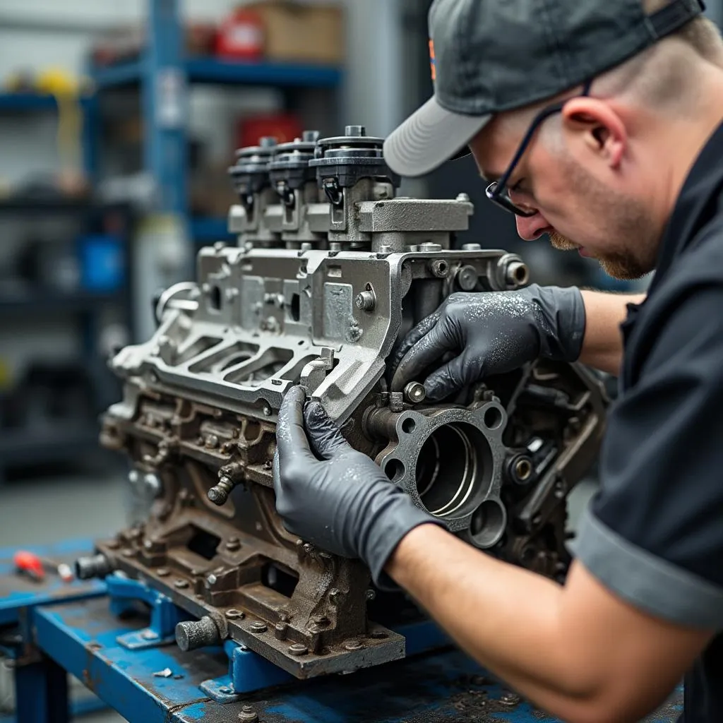 Motorreparatur